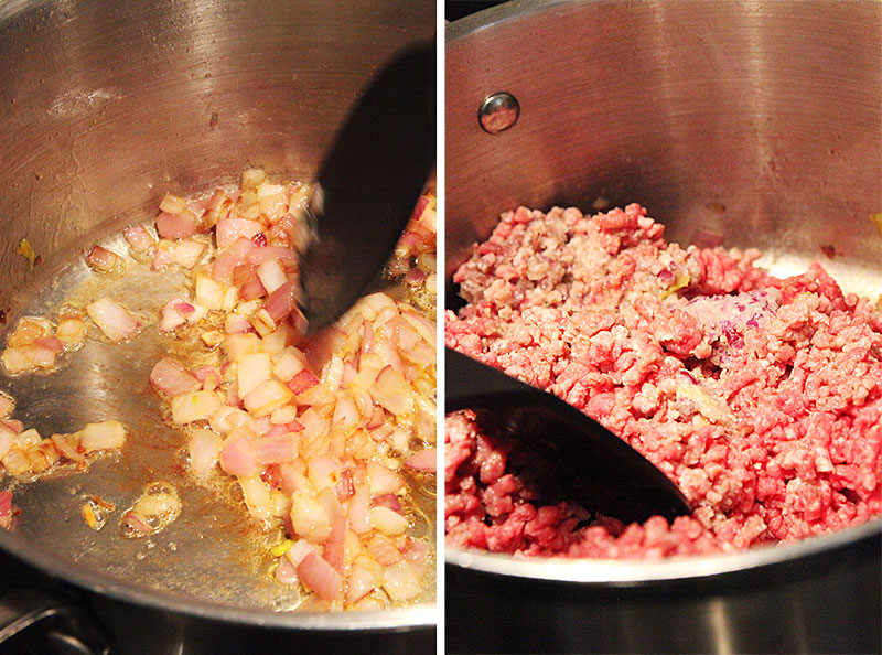 Meat sauce from scratch