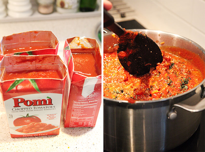 Meat sauce from scratch