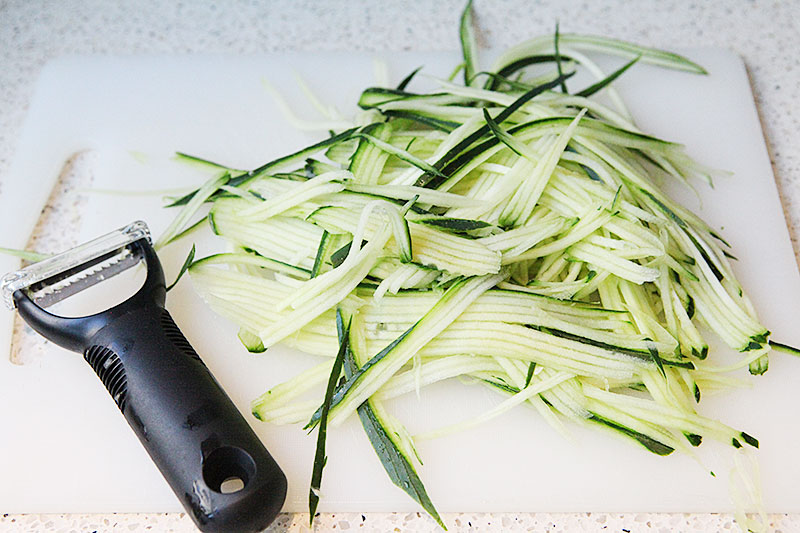 Zucchini noodles zoodles