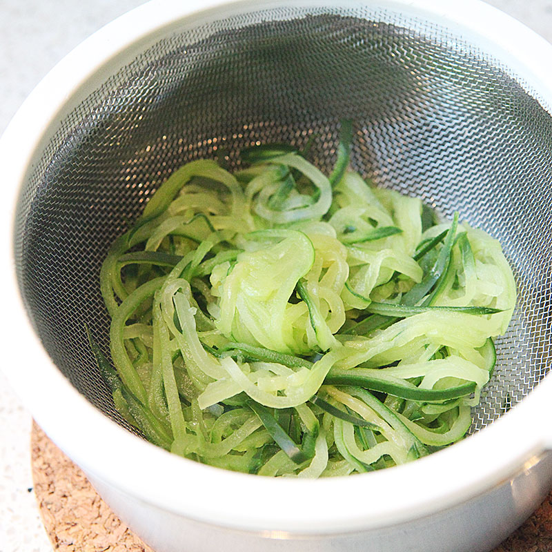 Zucchini noodles zoodles