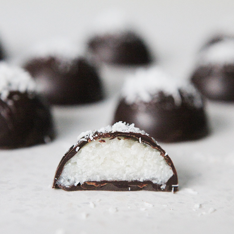 Chocolate coconut bites