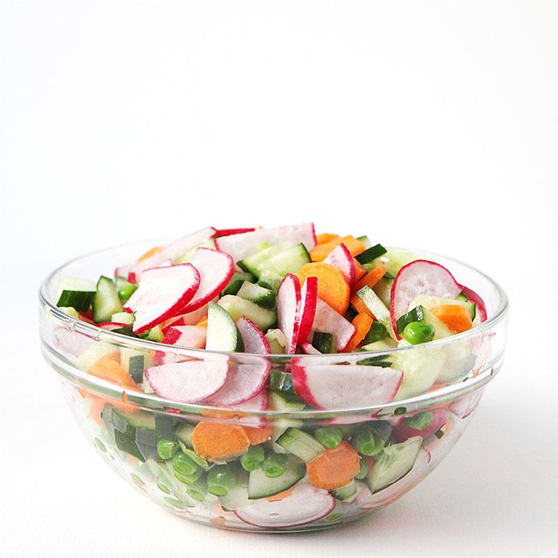 Easy radish salad